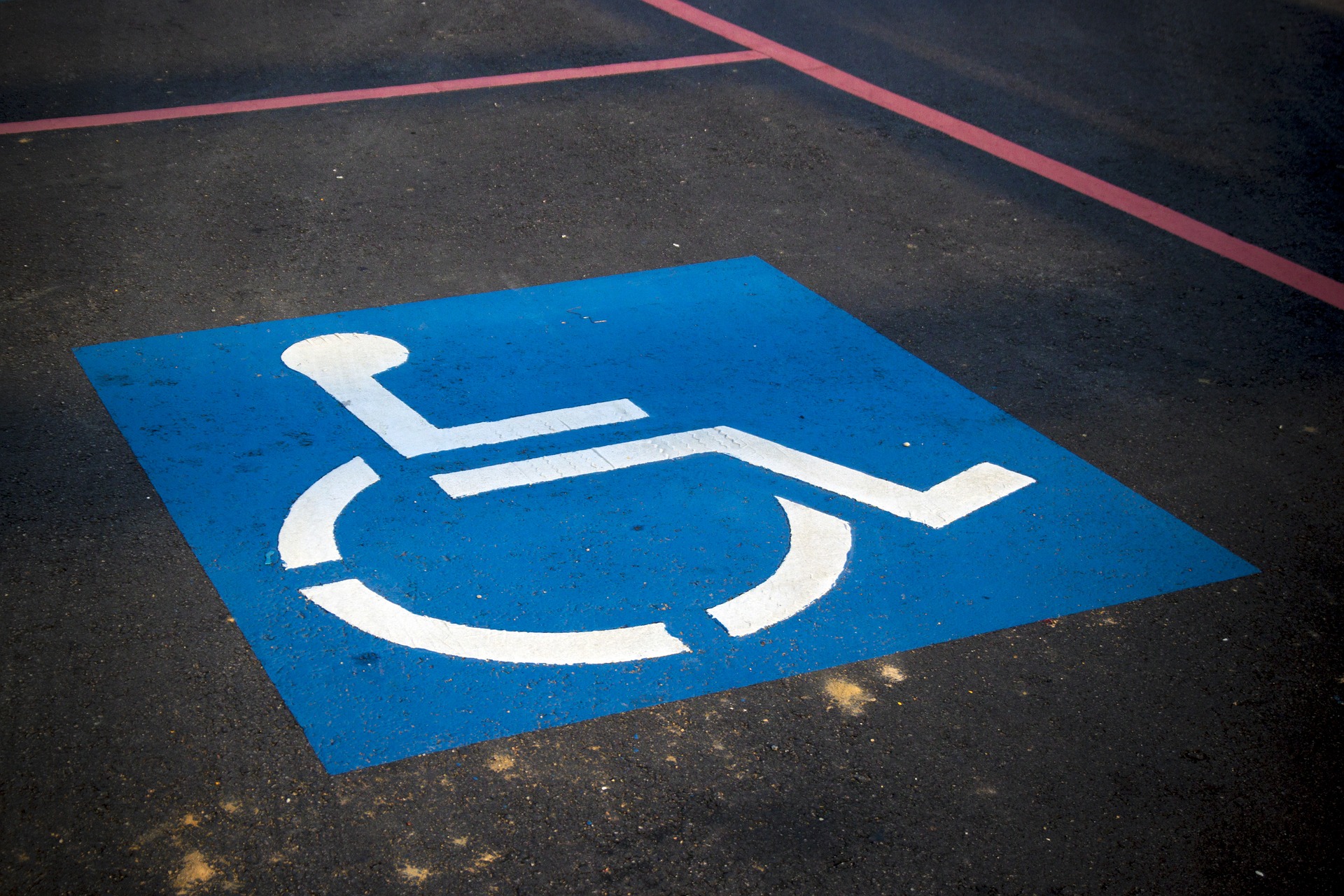 handicapped parking spot