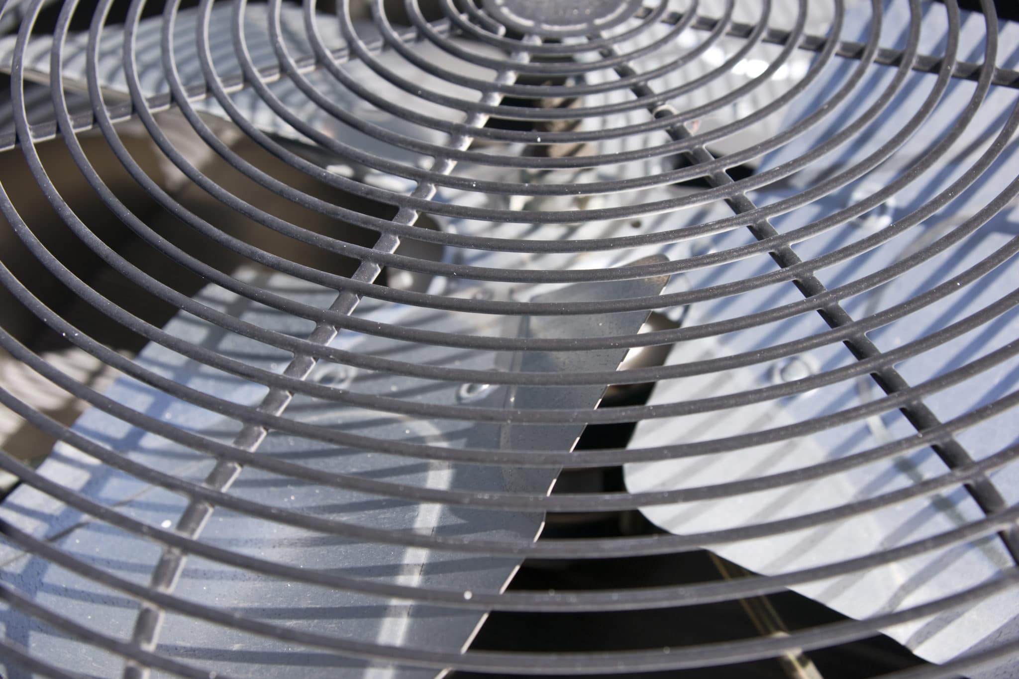 Condenser fan on HVAC unit